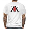 Hunter X Hunter T-Shirt Mens Back Print T-shirt