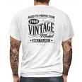 My Icon 1960 Vintage Model Born In Birth Mens Back Print T-shirt