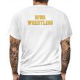 Iowa Hawkeyes Block Iowa Wrestling Mens Back Print T-shirt