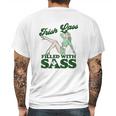 Irish Lass Full Of Sass Funny St Patricks Day Pinup Girl Mens Back Print T-shirt