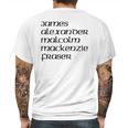 James Alexander Malcolm Mackenzie Fraser Mens Back Print T-shirt