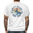 Jaws Amity Island Surf Board Graphic Mens Back Print T-shirt