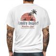 Jaws Amity Island Welcomes You Natural Mens Back Print T-shirt