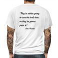 John Madden Obvious Quotes Part Two T-Shirt Mens Back Print T-shirt