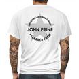 John Prine Super Star Mens Back Print T-shirt