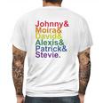 Johnny Moira David Alexis Patrick Stevie Pride Schitts Creek Classic Mens Back Print T-shirt