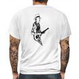 Johnny Winter Mens Back Print T-shirt