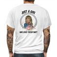 Just A Girl Who Loves Taylor Swift Mens Back Print T-shirt