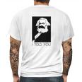 Karl Marx I Told You Shirt Mens Back Print T-shirt