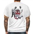 Kawaii Pastel Goth Art Devilish Cute Cat Demon Painting Mens Back Print T-shirt