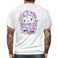 Kawaii Pastel Goth Cute And Creepy Axolotl Knife Mens Back Print T-shirt