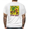 Keith Haring Stop Aids Mens Back Print T-shirt