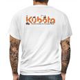 Kubota Tractor Mens Back Print T-shirt