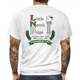 Little Neros Pizza White Tee T-Shirt Mens Back Print T-shirt