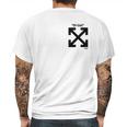 Logo Brand Off White Mens Back Print T-shirt