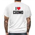 I Love Cuomo Andrew Cuomo Mens Back Print T-shirt