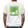 Lucky Platypus St Patricks Day Irish Gift Mens Back Print T-shirt