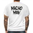 Macho Man 1980 Heavyweight Wrestler Tower Mens Back Print T-shirt