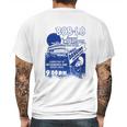 Made In Detroit Boblo Poster Heather Blue Navy Mens Back Print T-shirt