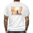 The Mandalorian This Is The Way Graphic Mens Back Print T-shirt