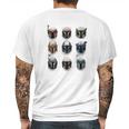 The Mandalorian Battle Worn Helmets Mens Back Print T-shirt