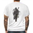 The Mandalorian Motif Mens Back Print T-shirt