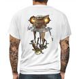 The Mandalorian Water Reflection Old Joda Mens Back Print T-shirt