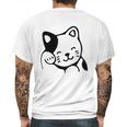 Maneki Neko Shirt Asian Good Luck Cat Mens Back Print T-shirt