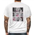 Marilyn With Blunt Mens Back Print T-shirt