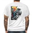 Marvel Ghost Rider Motorcycle Poster Mens Back Print T-shirt