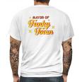 Mayor Of Funky Town 1970S Disco Funk 70S Retro Funk Mens Back Print T-shirt