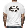 Memphis 901 T-Shirt Mens Back Print T-shirt