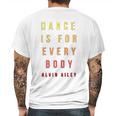 Modern Dance Alvin Ailey Dancer Mens Back Print T-shirt