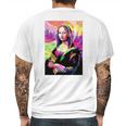 Mona Lisa Pop Art Mens Back Print T-shirt