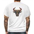 Mosaic Bull Artistic Cow Artist Painting Tee Mens Back Print T-shirt