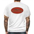 Moto Guzzi Retro Logo T-Shirt Mens Back Print T-shirt