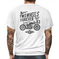 Motorcyclists Two Wheels Forever Championship 1983 Mens Back Print T-shirt