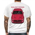 Mustang Gt 2018 To 2019 Ruby Red Mens Back Print T-shirt