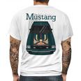 Mustang King Cobra 1978 Aqua Metallic Mens Back Print T-shirt