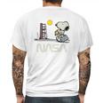 Nasa Snoopy Mens Back Print T-shirt