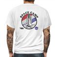 Nasa Space Camp Red White And Blue 86 Badge Mens Back Print T-shirt