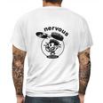 Nervous Records Mens Back Print T-shirt