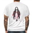 Nezuko Kamado Demon Slayer Mens Back Print T-shirt