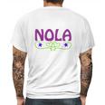 Nola Black Mens Back Print T-shirt