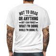 Not To Brag Or Anything Funny Saying New Letters Mens Back Print T-shirt