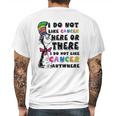 I Do Not Like Cancer Zodiac Here Or There Anywhere Dr Seuss Mens Back Print T-shirt