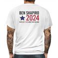 Novaon Store Ben Shapiro 2024 Mens Back Print T-shirt