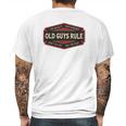 Old Guys Rule Built To Last Gravel Mens Back Print T-shirt