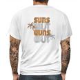 Palm Trees Suns Out Mens Back Print T-shirt