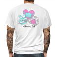 Peace Love Nursing Pharmacy Tech Mens Back Print T-shirt